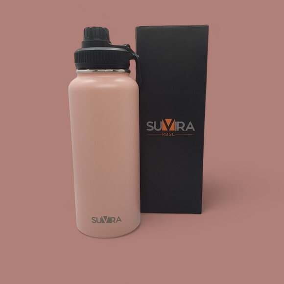 SUVIRA 32 oz Insulated Stainless Steel Sports Water Bottle - Picture 12 of 16